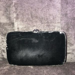 Sergio Rossi Velvet Clutch Wallet